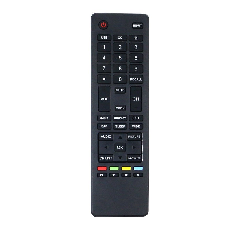 ZdalaMit HTR-A18M Replaced Remote fit for Haier TV 32D3000 LE32M600M20 LE32F32200 LE24M600M80 LE24F33800 LE32M600M80 LE58F3281 LE39F32800 LE39M600M80 40D3500M 48D3500 LE48M600M80 LE50M600M80 55D3550 65D3550 - Image 1